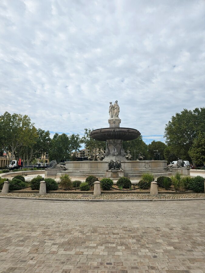 The Fontaine de la Rotonde in Aix-en-Provence