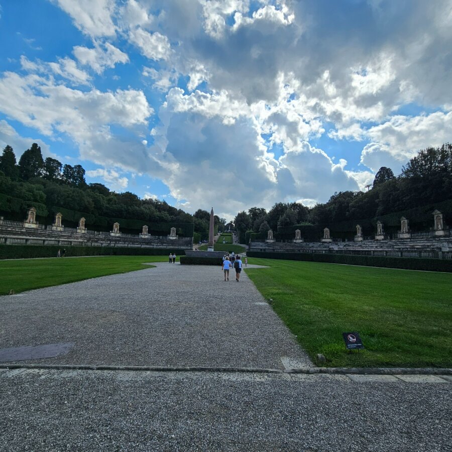 The amphitheatre in front of Palazzo Pitti in the Boboli Gardens