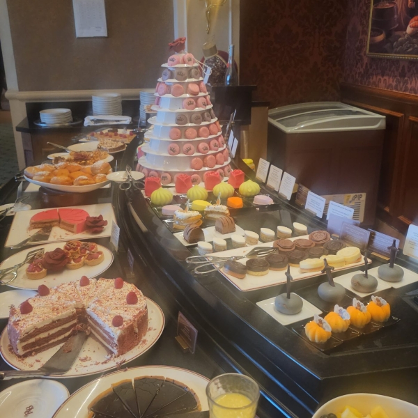 Royal Banquet dessert buffet at Disney Hotel